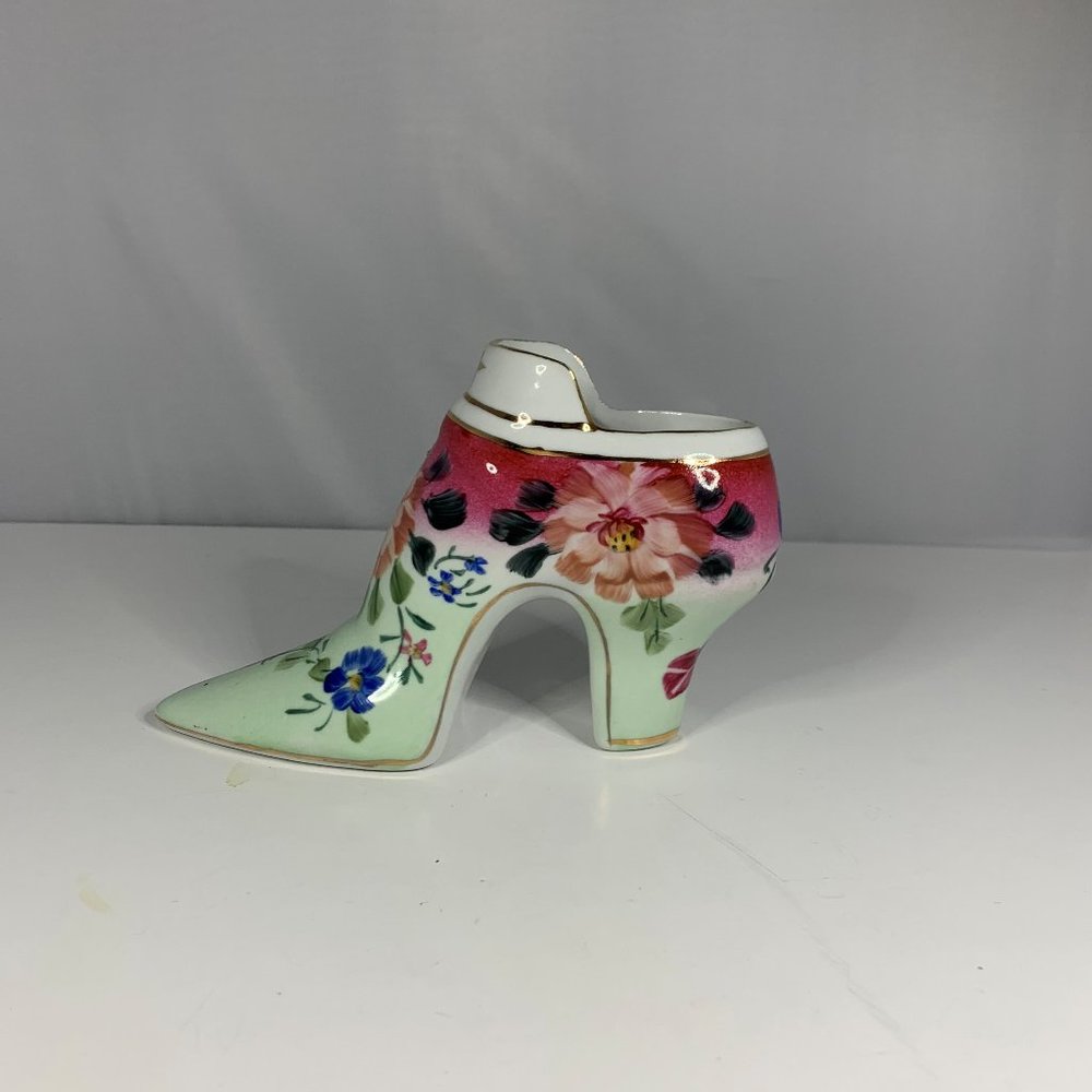 Large Floral Porcelain Formalities Shoe
